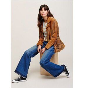 One Teaspoon Free People Jeans 22 XXS NWT Westender Flare Festival Boho Travel